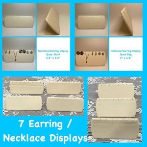 Set (7) Necklace/Earring Displays